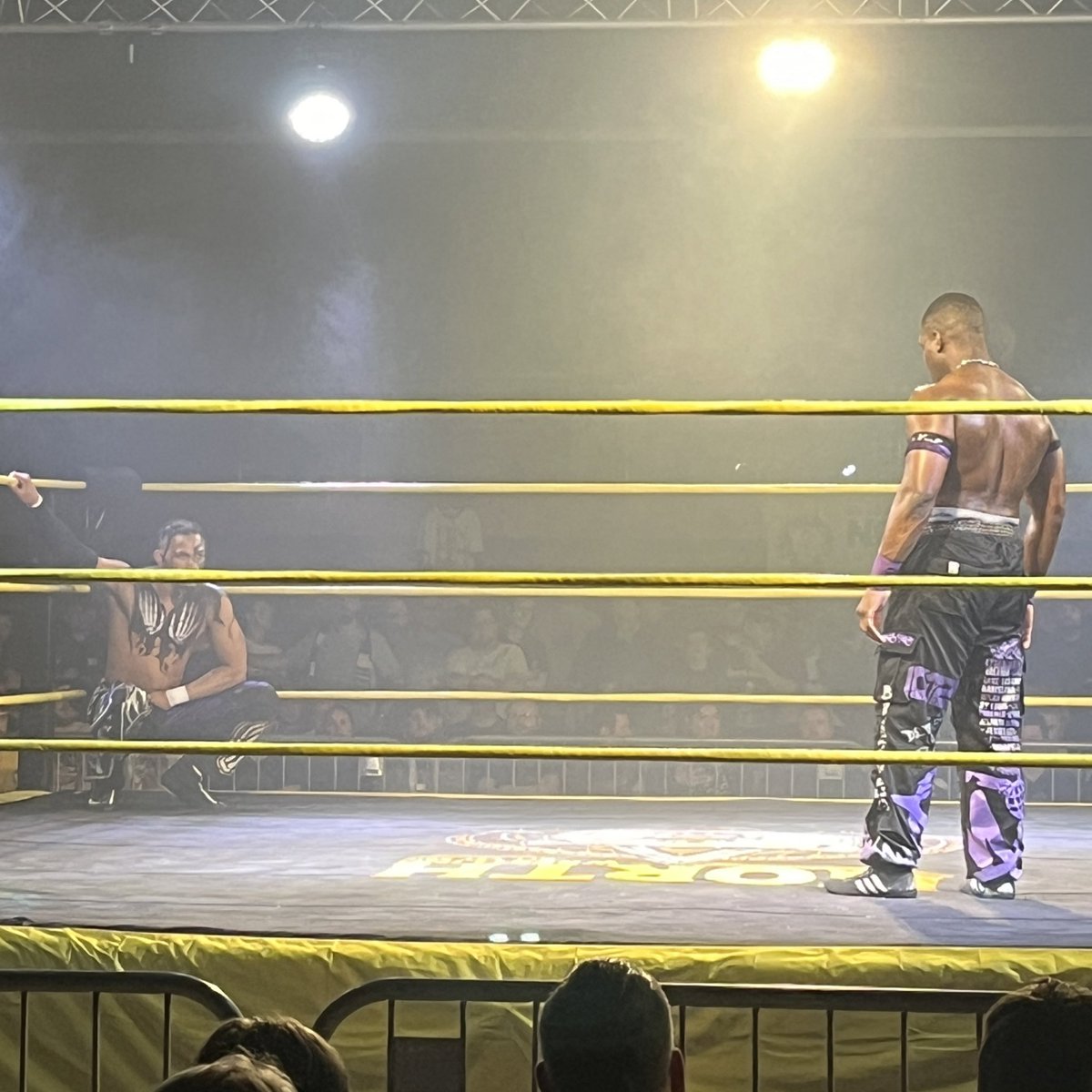 conor_olo's tweet photo. I’d made up my mind I was going to this show back in December &amp; it absolutely delivered on that. Fully in on the STORY here &amp; I will be there to see @DEREISS_ win the @NORTH_NCL title 😤 https://t.co/yIHJKnWMZd