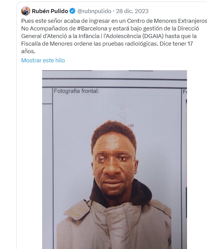 Estos son los niños que nos traen.