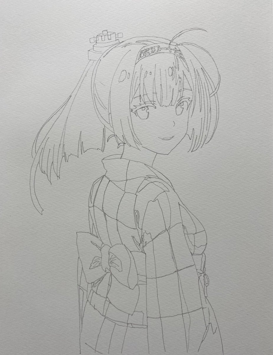 秋月さんの途中絵です。
まず最初に雰囲気で描いてみて、その後線を濃くして、最後に色を塗りました!
元絵はvilkisさんの素敵なAIアートです😊
久々のお絵描き、とても楽しかったです!!✨
今回も沢山のいいね、リポスト、コメント等を本当にありがとうございます!!
大変励みになります…!!☺️✨ 