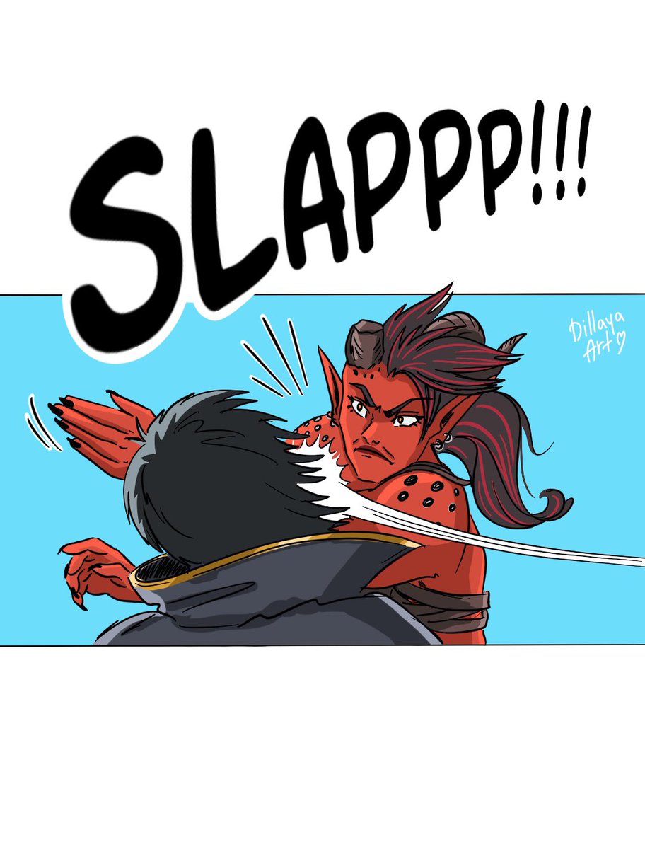 You can watch a reel with audio for this comic in my IG😁
.
.
.
#bg3fanart #baldursgate3fanart #dillayaart #laezelfanart #karlachfanart #karlach #Laezel #gortash #bg3art