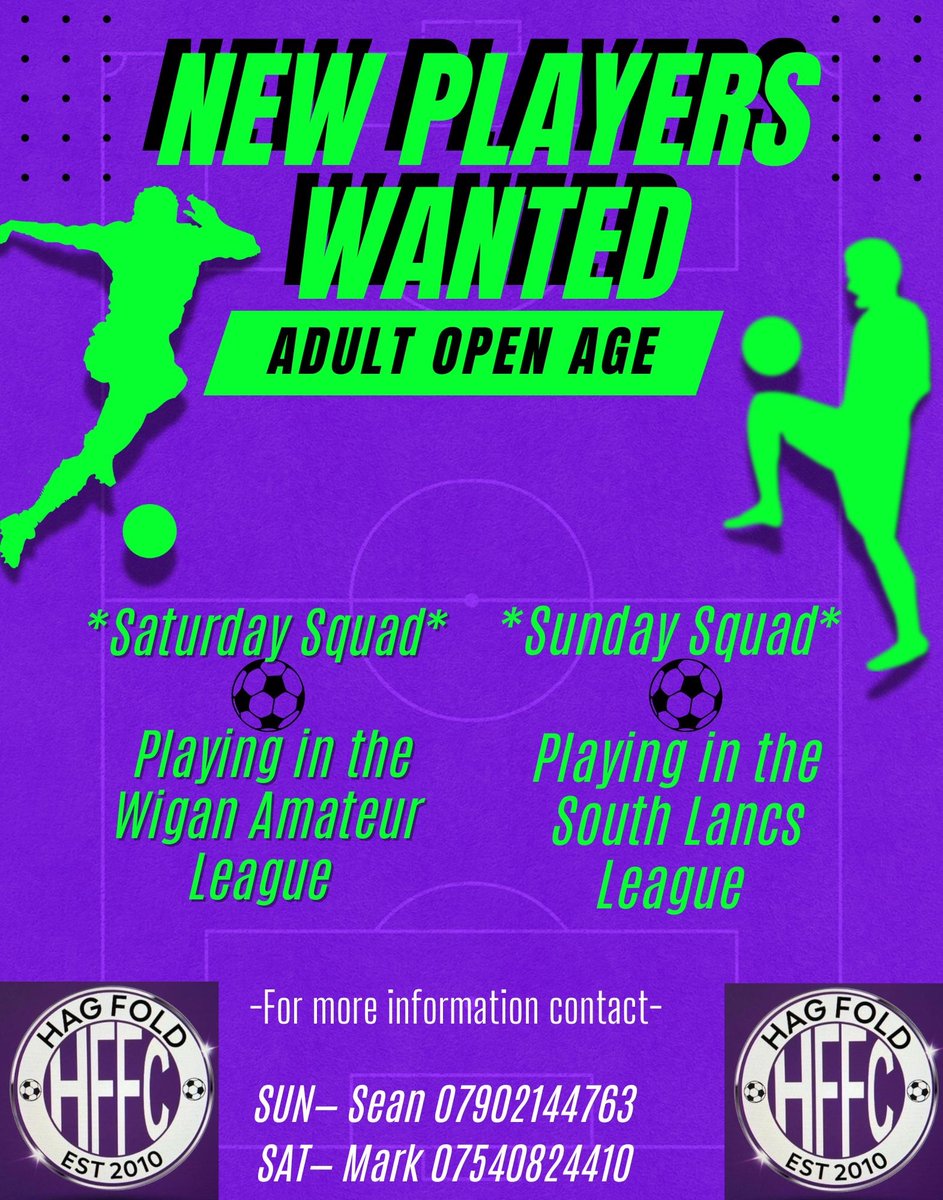 Hag Fold Fc (@hagfoldfc) on Twitter photo 