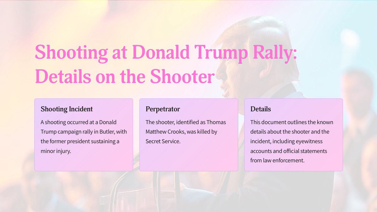 examsmarteditor's tweet photo. #Trump #NewsUpdate #details of attack 

see the thread below https://t.co/b5MhNpQsxO
