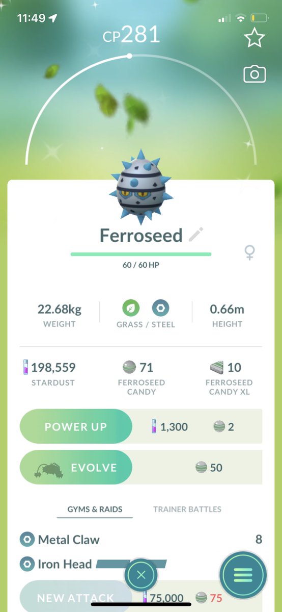 BluHustle's tweet photo. Day 1 #Part1 of #PokemongoFest2024 #Shiny #Volbeat #Unown #Ferroseed/#Ferrothorn https://t.co/S8AL2JGBYg