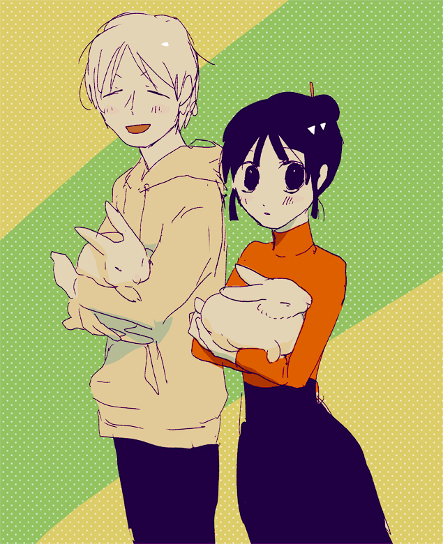 #兎が二匹裏話 #兎が二匹
らくがき5 