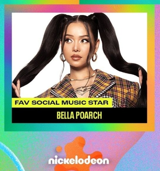 BP_FanmadeAcc's tweet photo. Bella Poarch won in the KCA Nickelodeon 2024 for "Favorite Social Music Star".

The list of winners is available at the link below ⬇️ 
https://t.co/fLpaJStWW7

#BELLoveds #BellaPoarch 💛 https://t.co/NfXSlX7RYa