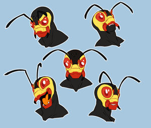 WindTide4631's tweet photo. @windu_utom My cidada killer wasp (who I haven't touched in a long while with commissions)

Also featuring @KokuKokuBoo's character Guisarme https://t.co/nKtU33v0sA