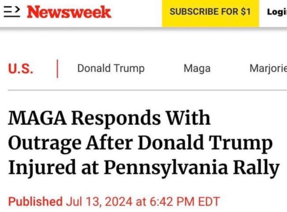 KariLake's tweet photo. It was an attempted assassination Newsweak. 

Save America—cancel the Mainstream Media https://t.co/4NeouhL7u7