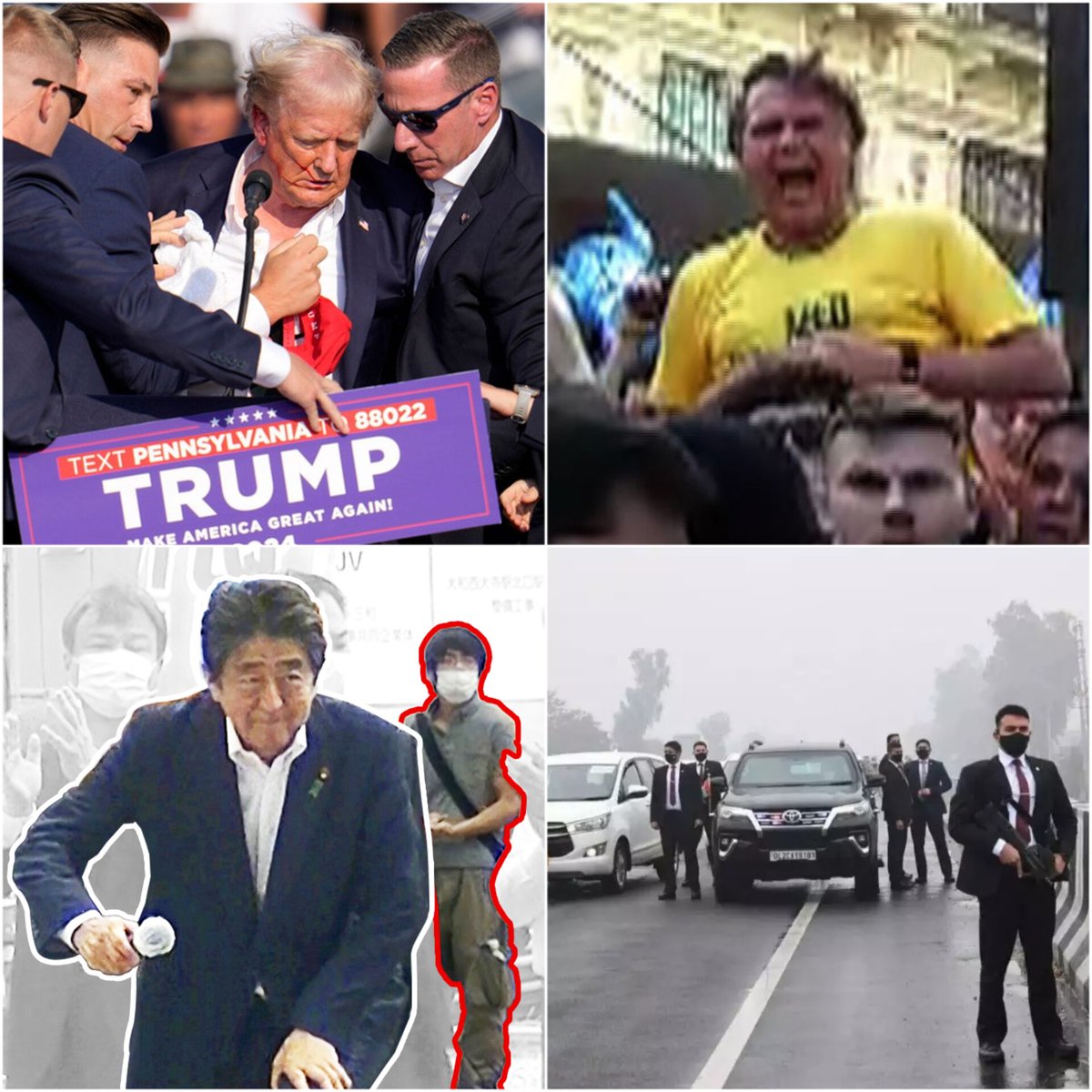 Hari_Bhakar94's tweet photo. The CNN doesn't mention #Trump being shot, instead they say
-Trump was interrupted
-Trump fell down at the rally💫
#Trump
#BenefitsOfSatsang
#अल्प_मानदेय_6000
#IndvsPakWCL2024 Ambani
#GharWapasi #Encouter
#Shooter #JoeBiden #Trump2024 https://t.co/unPmDPUST2