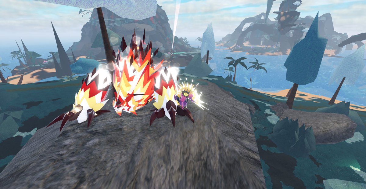 Max_draws_2's tweet photo. Why did the devs of Creatures of Sonaria make a blunt creature and a lighter creature for the 4th of July? That's actually cool #CreaturesOfSonaria @Sonar_Games https://t.co/5c3XEpNrjL