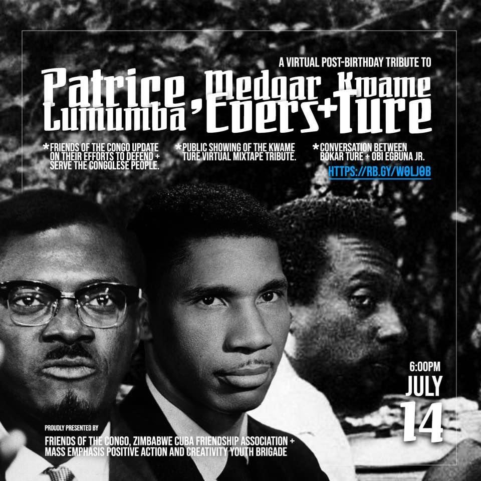 Movement Teach-In
#Lumumba #MedgarEvers #KwameTure 

Registration Link here RB.GY/WOLJOB