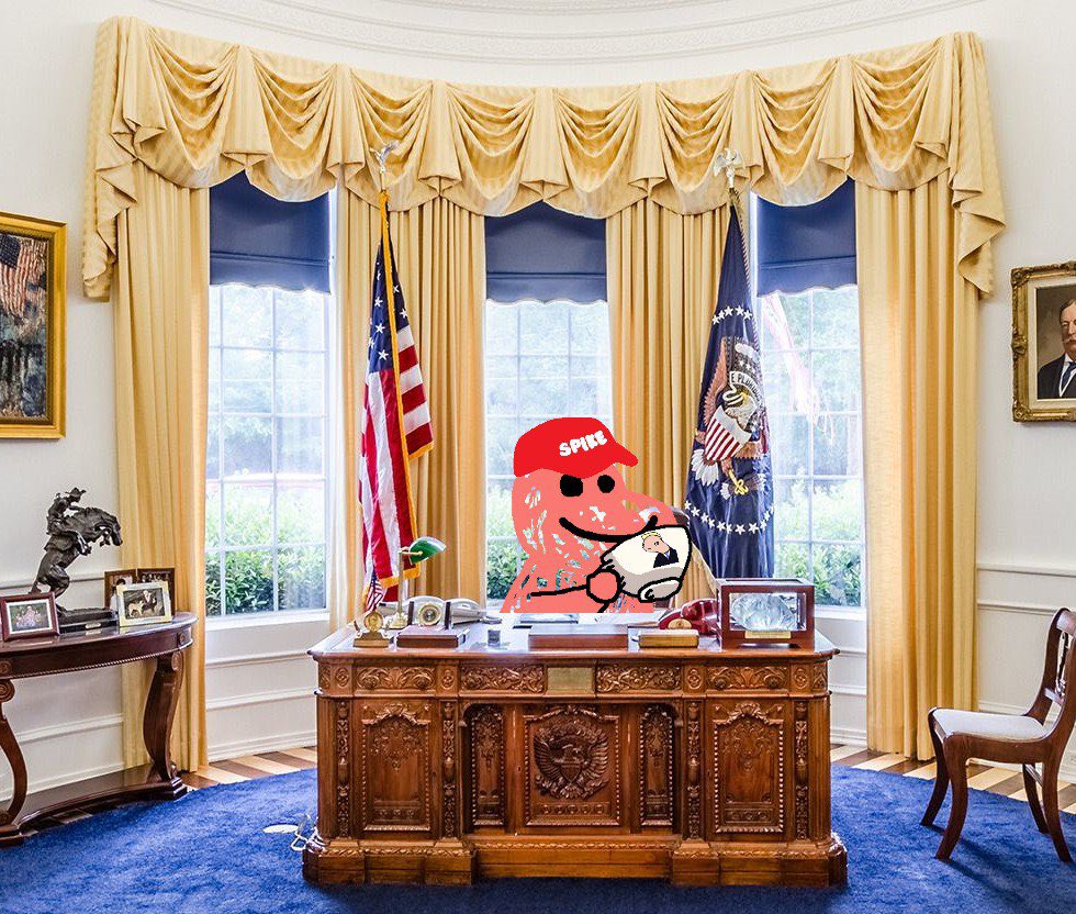 Just like President <a href="/realDonaldTrump/">Donald J. Trump</a>. They can try to kill us, but we can't be killed.

MAKE OG $SPIKE GREAT AGAIN

CA: BX9yEgW8WkoWV8SvqTMMCynkQWreRTJ9ZS81dRXYnnR9