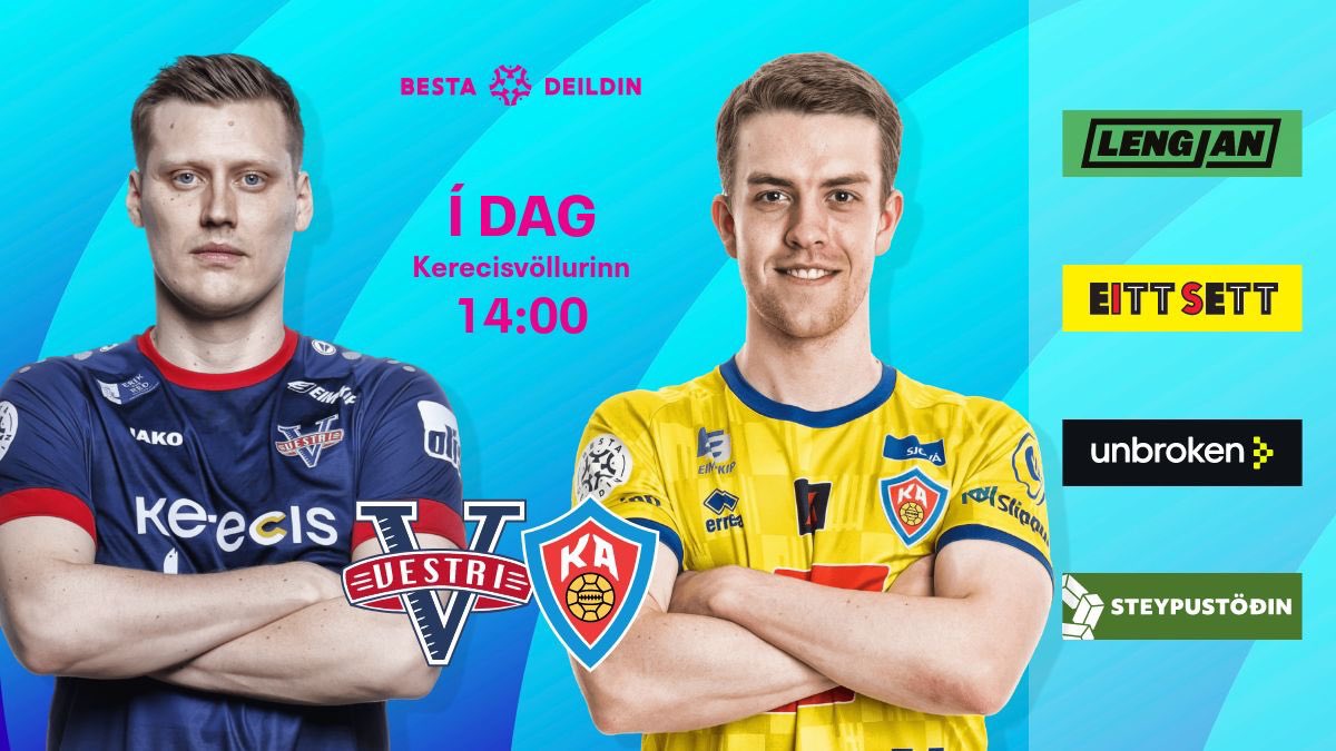 Eini leikur dagsins fer fram á Ísafirði þegar KA heimsækir Vestra🔥

📌 Kerecisvöllurinn
⏲️ 14:00
⚽️ <a href="/VestriF/">Vestri - Fótbolti</a> 🆚 <a href="/KAakureyri/">KA</a> 
🎟️ Miðasala á stubb.is