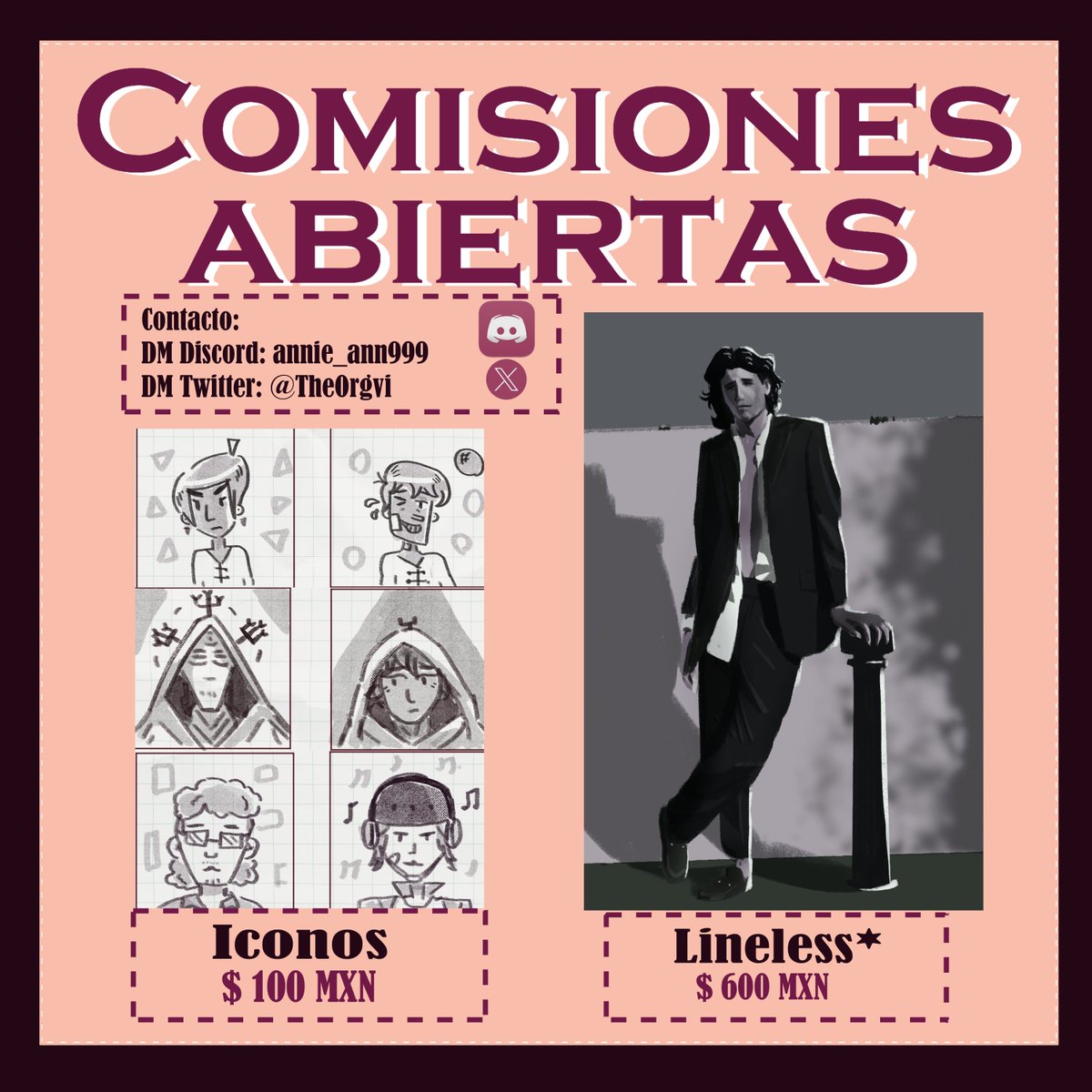 TheOrgvi's tweet photo. Open Commissions.
I will Draw Free Icons for each 10 retweets.
(Chosen randomly from the comments) https://t.co/d7qFwIzN9b