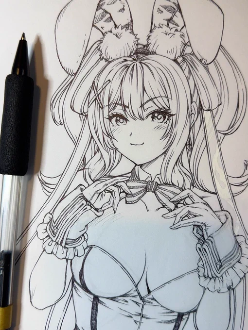あの子がバニーガール🐰Skeb 作業中 