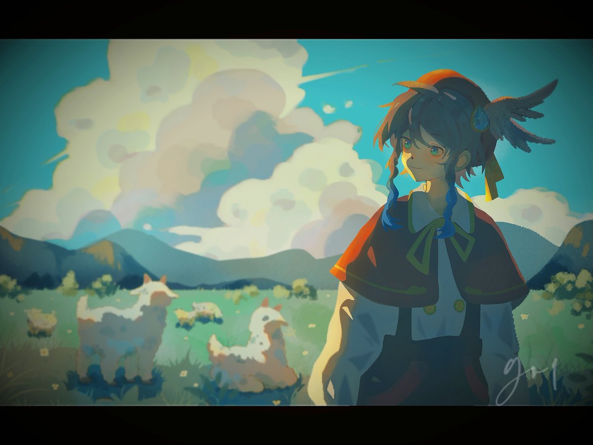 go_yi0616's tweet image. #GenshinImpact #Venti 
🐑