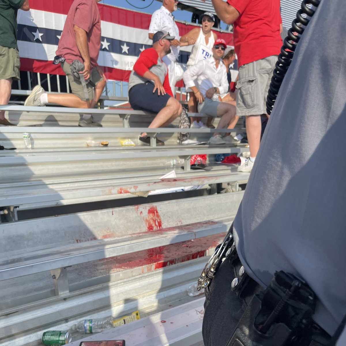 Praying for President Trump, praying for the family of the person who was shot in the crowd, and praying for our nation.

#Trump #Trump2024
#TrumpAssassinationAttempt
#TRUMP2024ToSaveAmerica #TrumpRally
#TRUMPshot #prayersfortrump #USA #prayforTrump #DonaldJTrump
#DonaldTrump