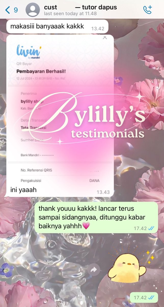 allbylilly's tweet photo. cust dafpus #withbylilly dari jaman awal proposal tau tau udah bab 5 aja ໒꒰ྀིᵔ ᵕ ᵔ ꒱ྀི১

sat set bgt, kayanya baru kapan tutor mendeley sampai konsul penulisan (kebetulan kita samaan health major) bareng lilly

kemarin req 60-an dafpus midnight, langsung selesai paginya! ⭐️ https://t.co/TtVdEYwavk