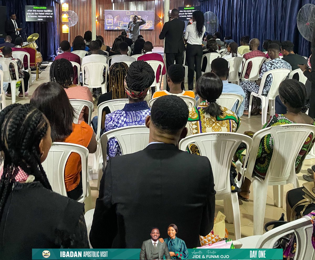 nrccibadan's tweet photo. Ibadan Apostolic Visit Day 1 was an amazing one,

Daddy imparted us with the word and teaching on Enforcing the kingdom through prayer.

Note this: Whatever is going wrong on earth is not going wrong in heaven because the heavens are higher than the earth. https://t.co/0KL5f5jPtg