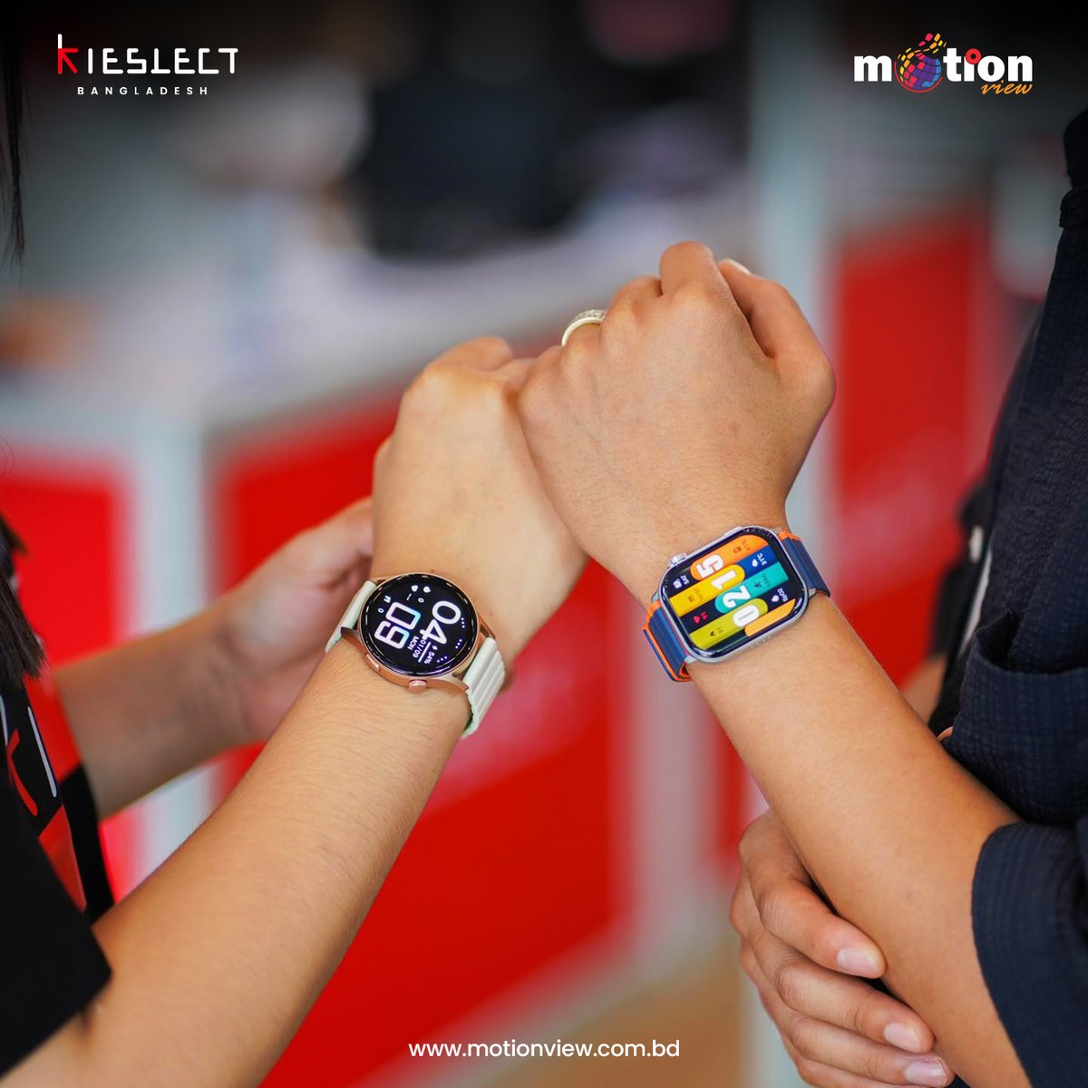 MotionViewBD's tweet image. Both Husband and Wife can be tied to one brand of smartwatch. Kieslect KS Pro and Lora 2- Smartwatches with the most popular and stylish looks of today 😃 Stay Connected and Stay Happy😍

#Motionview #Kieslect #kspro #Lora2 #Smartwatch
