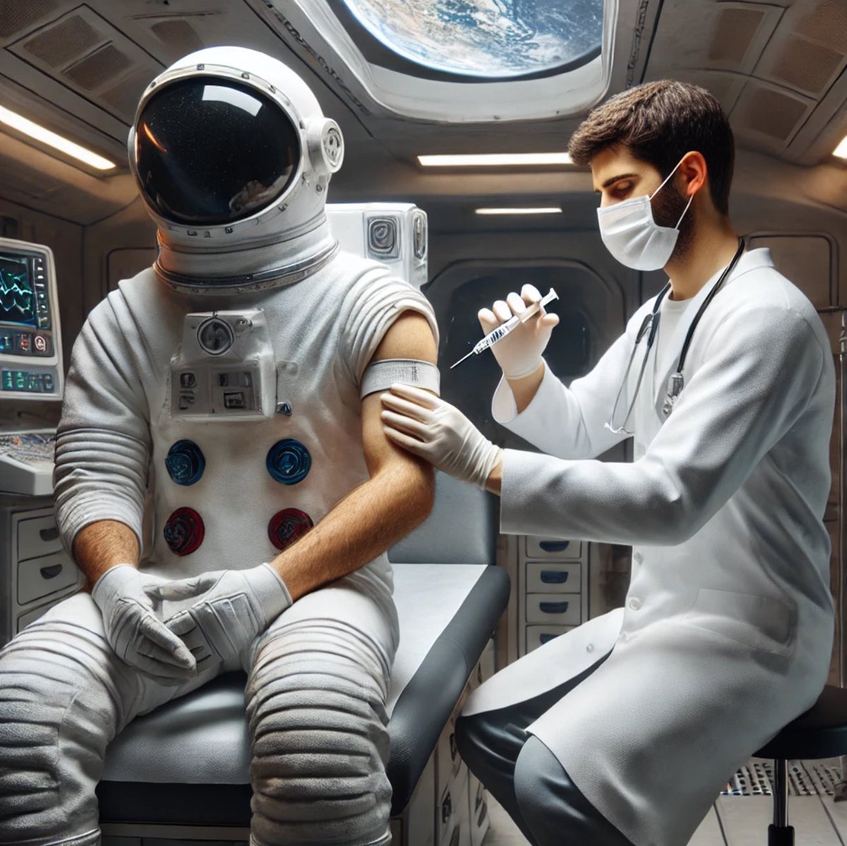 joseph_borg_'s tweet photo. Study by @AfshinBeheshti et al identifies a microRNA signature linked to spaceflight &amp; demonstrates how countermeasures can reduce inflammation &amp; 🧬 damage from space ☢️, potentially safeguarding 🧑‍🚀 on future missions. See https://t.co/uJMitfaTtt https://t.co/YbqCTGPwrG