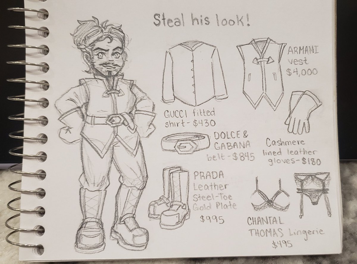 CelestialStari's tweet photo. World scary. Have some d&amp;d night doodles of my character https://t.co/ThlilJHeb9