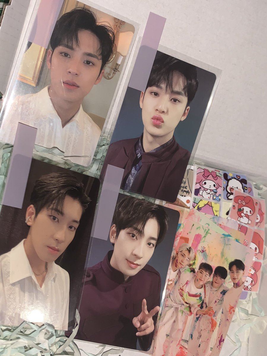 geewelleu's tweet photo. — 💌 happy mail from @ifyjaem ^^ xoxo!FINALLY, wonwoo &amp; mingyu sakristan haver🥹 tysm po sa smooth transaction and sa freebies🫰🏻

#fromree https://t.co/irqEMMRFiU