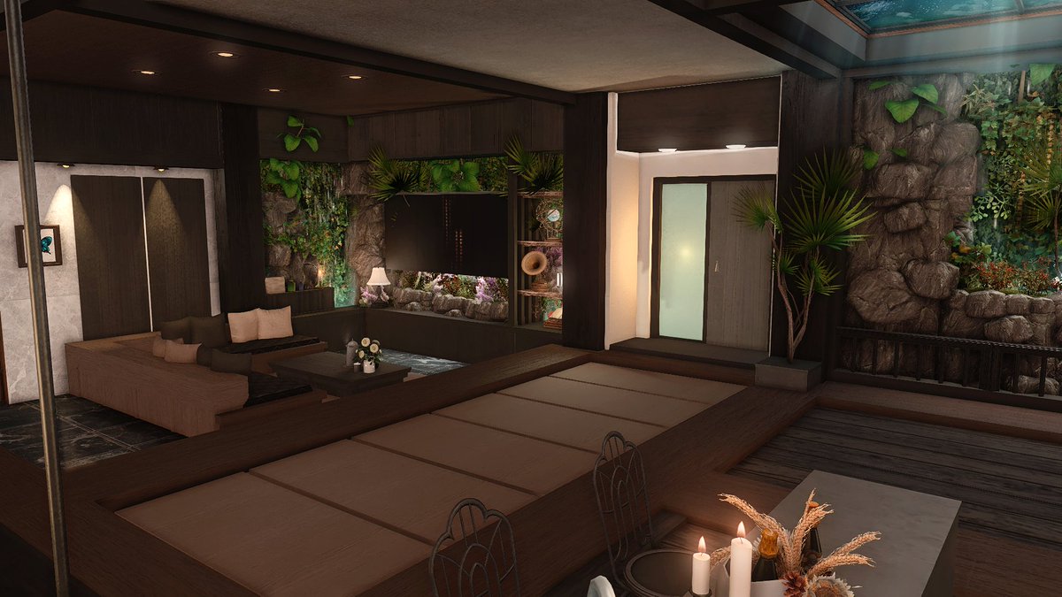 ff14kong's tweet photo. [L size]   
블랙 우드 🍷

#FF14ハウジング #FF14Housing #HousingEden #hgxiv #하우징커미션 https://t.co/LlEBpuXfCi
