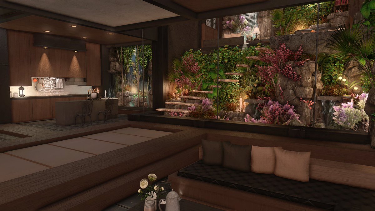 ff14kong's tweet photo. [L size]   
블랙 우드 🍷

#FF14ハウジング #FF14Housing #HousingEden #hgxiv #하우징커미션 https://t.co/LlEBpuXfCi
