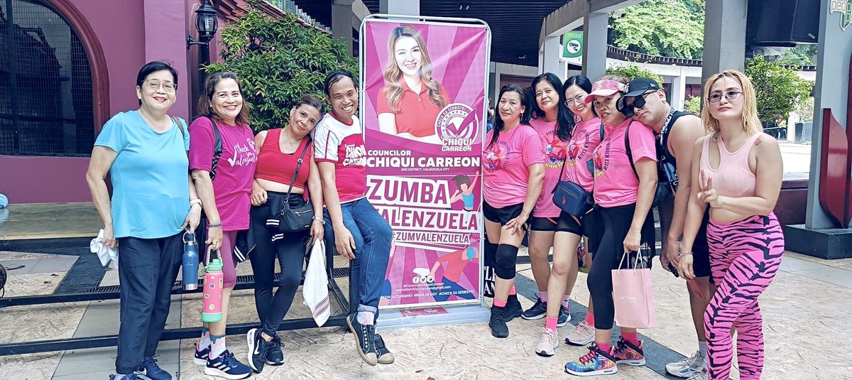 ChiquiCarreon_'s tweet photo. Sunday, It's Zumba day! 

Maganda ang umaga para umindak, magpapawis at mag ZUMBA sa Valenzuela Peoples park. Ito ay libre handog ni Konsehal Chiqui Carreon tuwing araw ng LINGGO 6:30 ng umaga. Indak para sa magandang kalusugan. 🩷 

#CheckSaSerbisyo https://t.co/7yAfpXA8ob