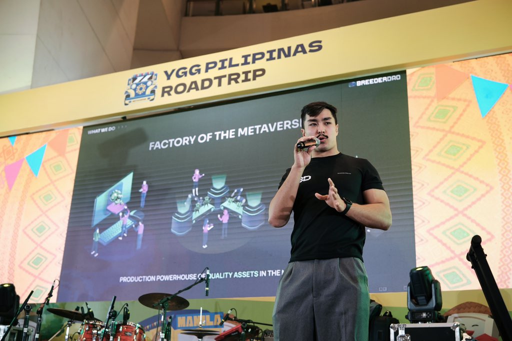 MFWCaravan's tweet image. INTERN UPDATE

@BreederDAO showcasing their Playcore, AI Skins, and Creatorverse here at the #YGGRoadtripManila! Don't miss out! 🔥  Check out their socials: web.facebook.com/breederdao.io
Twitter: @BreederDAO
Linkedin: linkedin.com/company/breede…
Website: breederdao.io