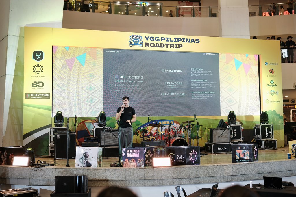 MFWCaravan's tweet image. INTERN UPDATE

@BreederDAO showcasing their Playcore, AI Skins, and Creatorverse here at the #YGGRoadtripManila! Don't miss out! 🔥  Check out their socials: web.facebook.com/breederdao.io
Twitter: @BreederDAO
Linkedin: linkedin.com/company/breede…
Website: breederdao.io
