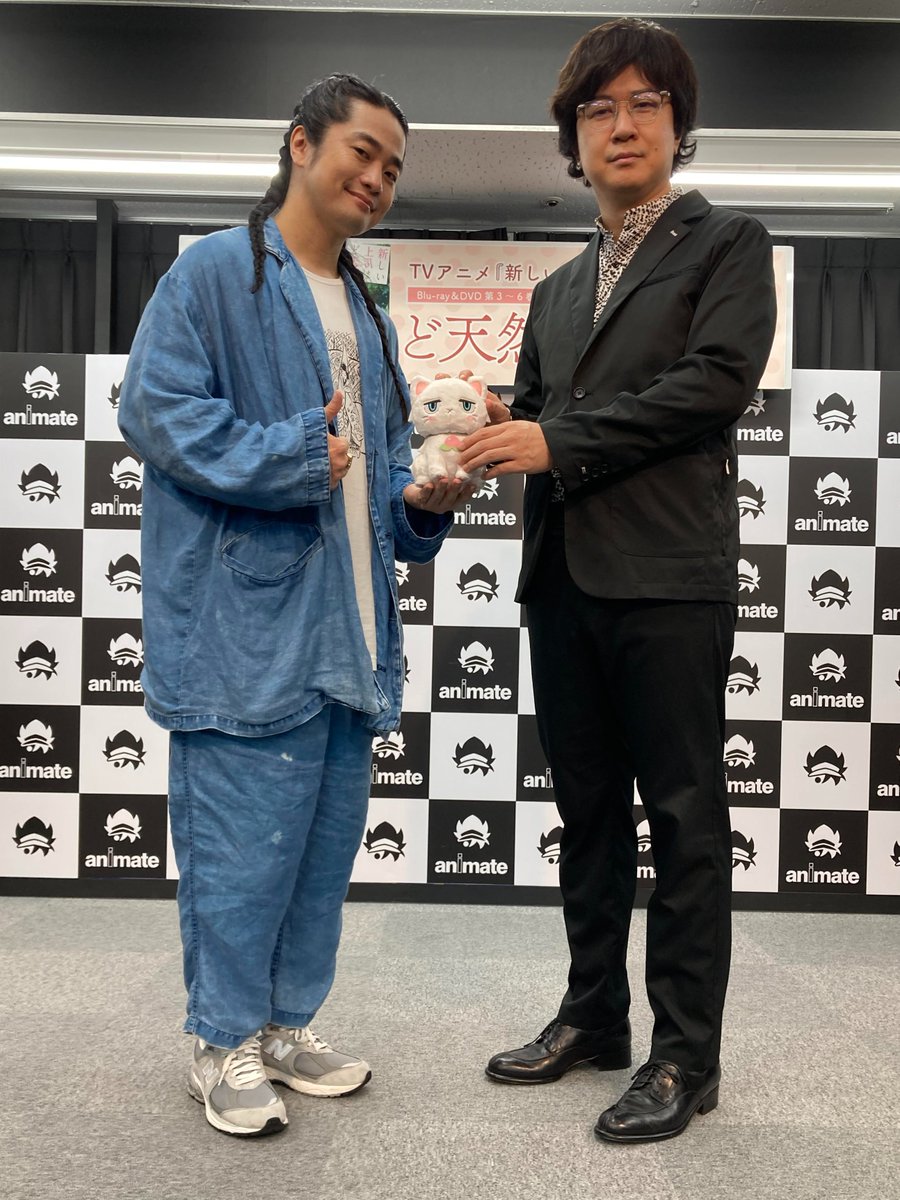 TVアニメ『新しい上司はど天然』
Blu-ray＆DVD第5巻リリースイベントinアニメイト

大阪会場は福山潤さんと杉田智和さんにお越しいただきました🎉

会場内大爆笑、あっという間に時間が過ぎてしまう、楽しいイベントでした✨

福山さん、杉田さん、本日は素敵なお時間をありがとうございました！