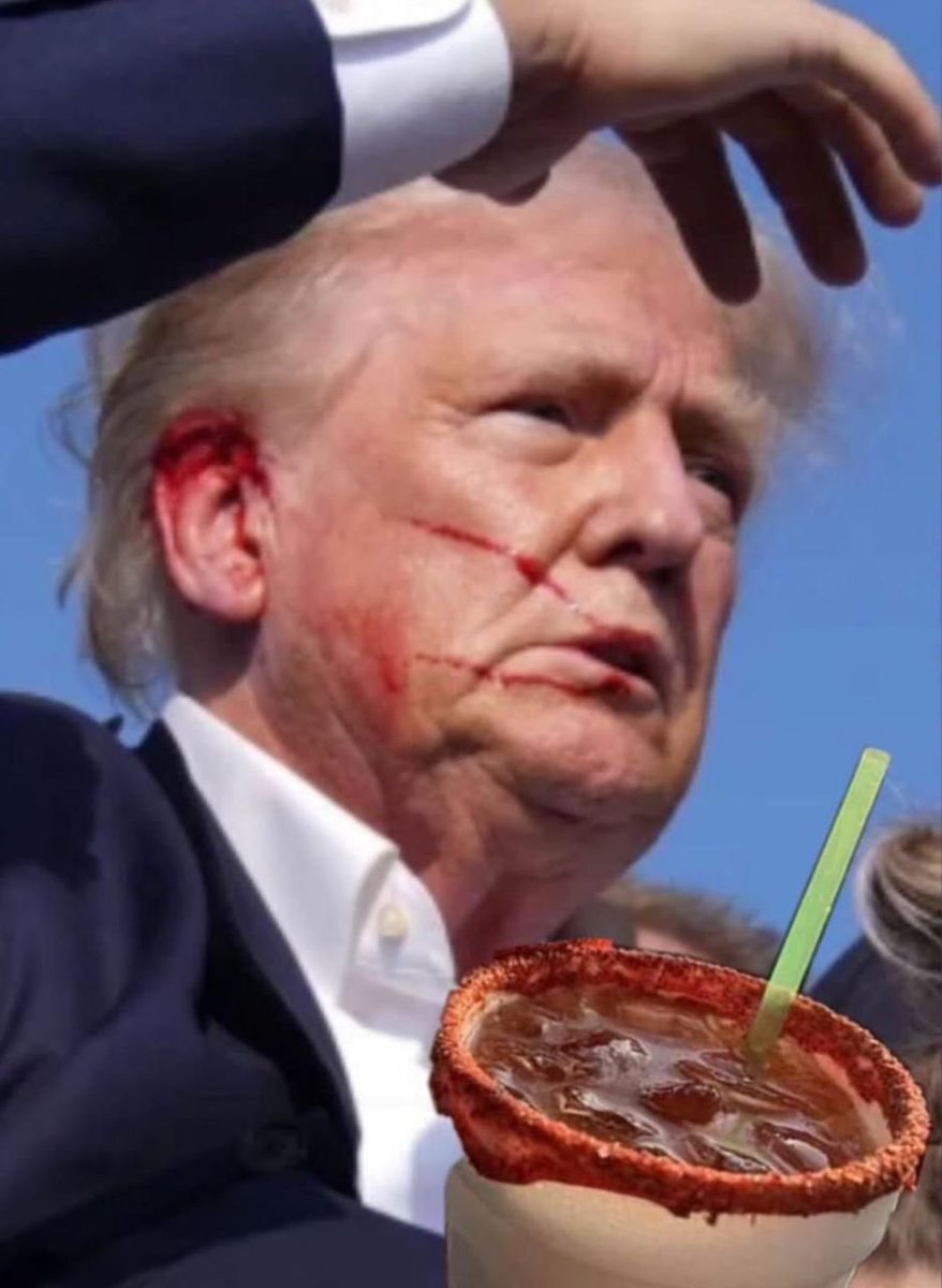 Quitándo la gomichela de la foto, ¿creen que el atentado a Trump sea un montaje? 

Es pregunta seria, buenas noches. 💤