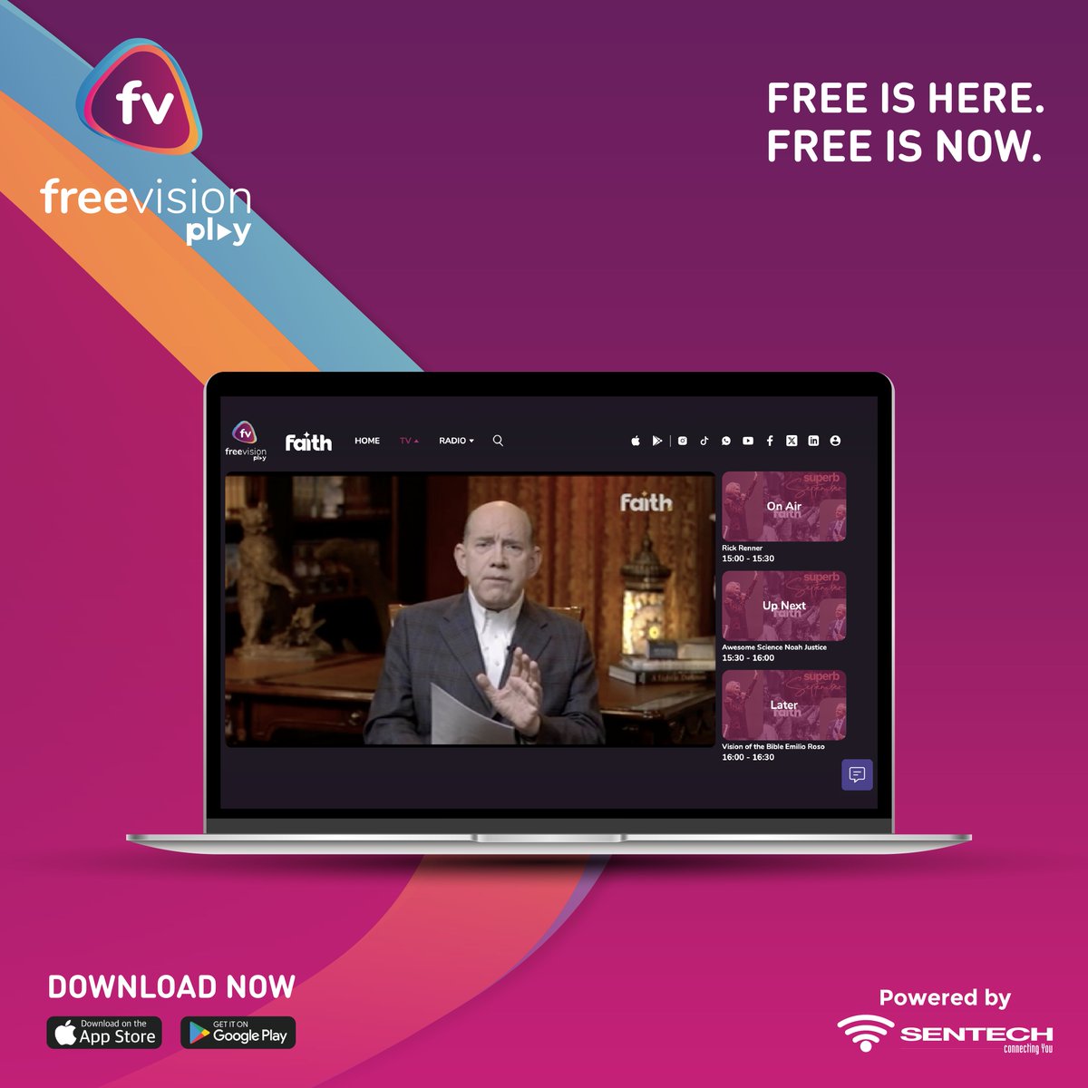 FreevisionPlay's tweet photo. Sunday blessings! For those seeking spiritual nourishment, start your day with faith and inspiration on Freevision Play. Download the app now!
iOS: https://t.co/hV0UxhlM14
Android: https://t.co/S2l9GDsfWW
#FreevisionPlay
#FreeisHereFreeisNow https://t.co/7jJwEe2dep