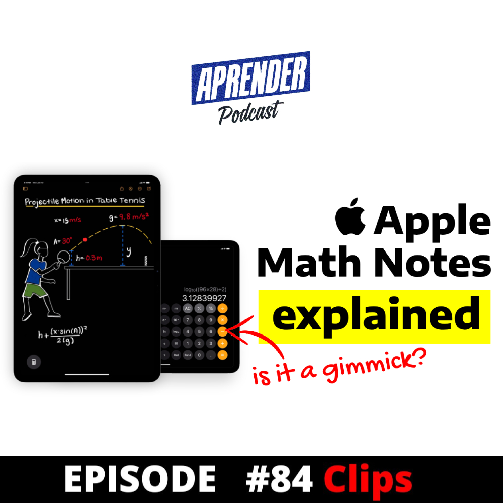 Aprenderpodcast's tweet photo. ๐ E84 Clip: Apple Math Notes explained
LINK: https://t.co/PrVj2Qqv80
#wwdc24 #appleintelligence #AI #ios18 #macos15 #apple #mathnotes https://t.co/fOgSAesFF6