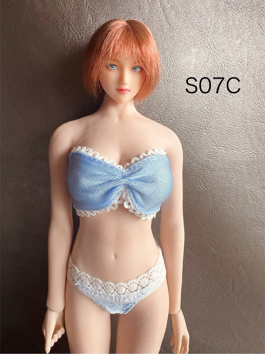 roomragoon's tweet photo. 1/6 TBLeague ファイセン S07C 水色インナーセット、ヤフオク出品中です。 https://t.co/ga65IqUfCd
