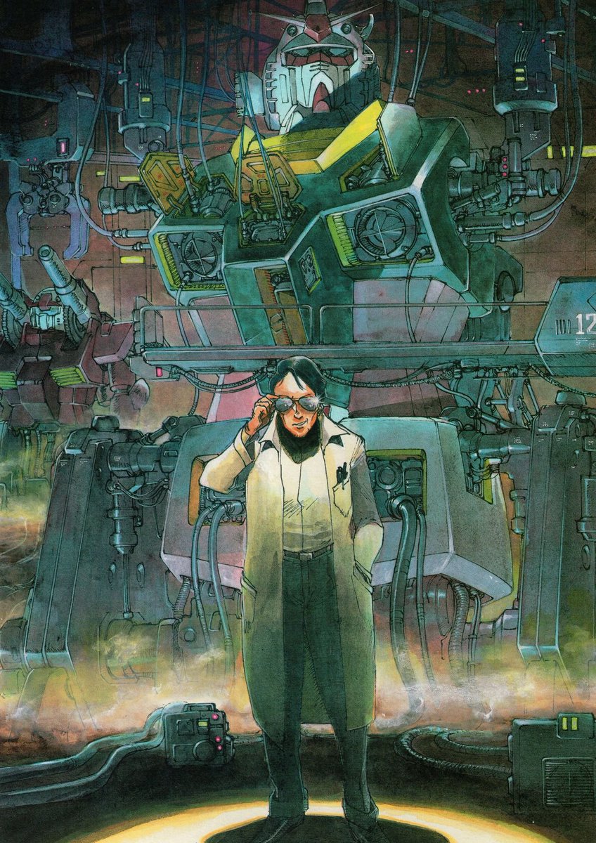 CharaSoon_ken's tweet photo. A Gundam Illustration by  Kazuhisa Kondo https://t.co/dkP5nzmPbM
