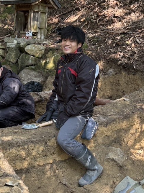 usp_kouko's tweet photo. 📖県大考古研図鑑📖

学生2人目は、、、

山田祥平🎤　さんです！

#県大考古研図鑑 #滋賀県立大学考古学研究室 https://t.co/h7z1UIAutJ