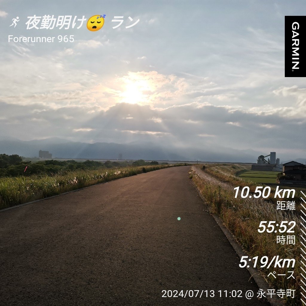 sai_JB23's tweet photo. 7/7 〜 7/13の記録

職場で体調不良の方が連続しており、人員不足で勤務が続来ました😷無理せず、時間がある時にキッチリ走る🏃で１週間過ごしました🙆 https://t.co/QV0fq2Si5f