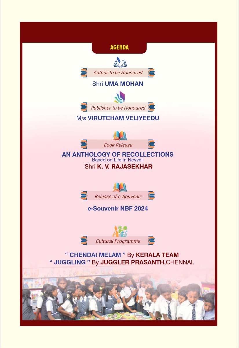 nlcindialimited's tweet photo. Quench your Thirst for Knowledge with the "Second Largest Book Fair of Tamil Nadu" at Neyveli from 05.07.2024 to 14.07.2024.
#NLCIL #NLCILForTheSociety #NeyveliBookFair2024 #SecondLargestBookFairOfTN
@kishanreddybjp | @satishdubeyy | @CoalMinistry https://t.co/X7tVsKOIuE