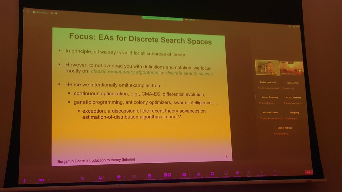 saxarona's tweet image. Theory for non-theoreticians now by  @BenjaminDoerr1 from @Polytechnique #GECCO24