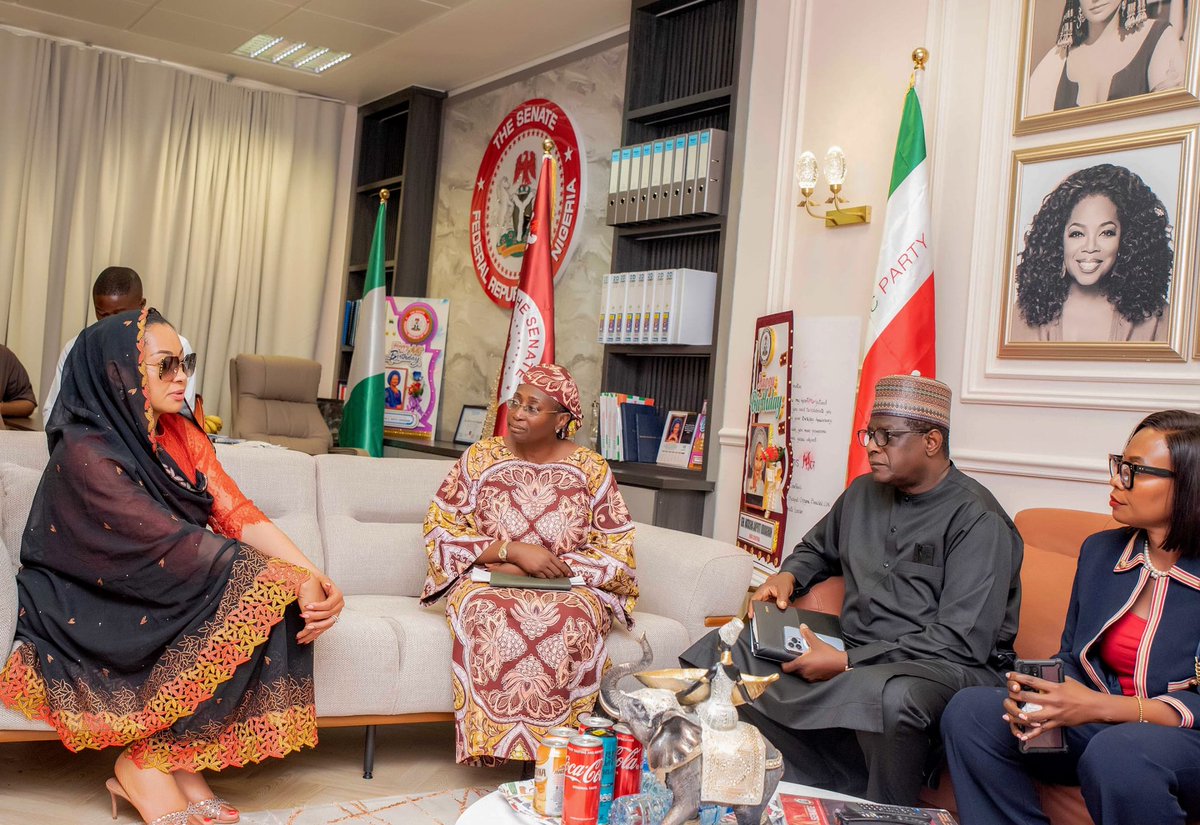 PrettieAdiela's tweet photo. Senator Natasha Meets ITF, BoI To Boost Capacity Building 

Senator Natasha Akpoti-Uduaghan, Chairman of the Senate Committee on Local Content, met with representatives from the Industrial Training Fund (ITF) and Bank of Industry (BoI) on Tuesday, July 9, to strengthen capacity https://t.co/nPLfZOSxQA