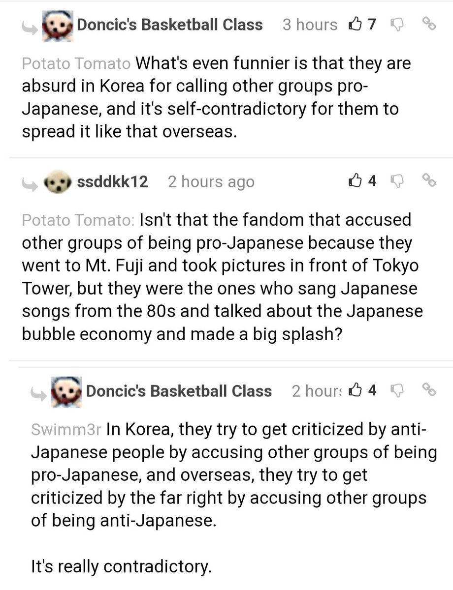 BlueeDenise's tweet photo. Koreans are calling out 👖 stans for their contradiction...

As 🧙��♀️ and her stans had tried to get BTS, Lsrf and Illit get attacked by Anti-🇯🇵, by creating a narrative saying BSH and Hybe were ultra pro-🇯🇵
Dissecting MVs for it even...

Now same 🧙‍♀️ stans, tried to get BTS dragged for being Anti-🇯🇵, right after 👖's Dome singing abt 🇯🇵 history and right after 🧙‍♀️ got HIGHLY criticized by Koreans and critics for using J-pop label, instead of K-pop.

Trying to diminish BTS in different regions by playing contradictory narratives is truly funny...

Meanwhile BTS going;
"Been there, done that, whats new"