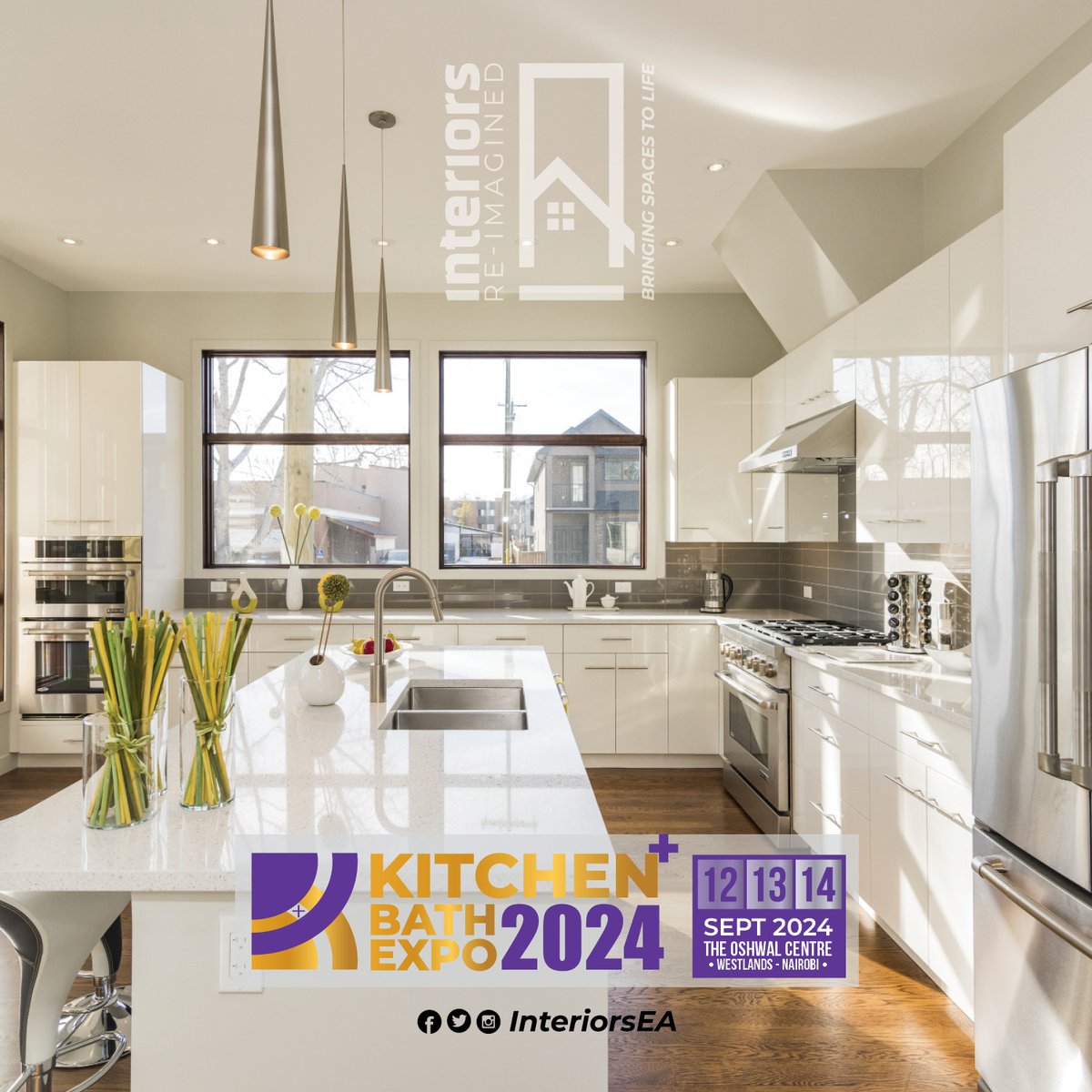interiorsEA's tweet photo. Come transform your space! Secure your spot at the East Africa Kitchen and Bathroom Expo 2024, 12-14 Sep at Oshwal Centre, Nairobi. Tickets at https://t.co/KTn4hoAAfW. Be there. #KitchenExpo #BathExpo #InteriorsEA https://t.co/ThFD1OOCyH