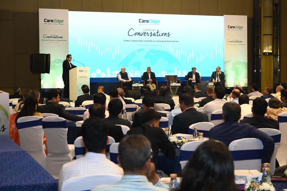 amitabhk87's tweet photo. Pleasure speaking on “Global Capital Flow and Risk in a Changing World Order” at @CareEdge_Group's event in Pune. I highlighted that inappropriate sovereign credit ratings are a critical issue that impacts not only India but the entire Global South. India, a bright spot of the global economy is the world’s fifth-largest and fastest-growing economy today.
However, these macroeconomic developments do not reflect in the credit ratings by the western agencies that use “opaque” criteria’s for sovereign ratings. This hinders their ability to attract necessary funds for growth, development and even survival against climate change.
Addressing the biases in sovereign credit ratings, mobilising global climate finance, and promoting homegrown rating agencies are essential steps towards a more equitable and sustainable world.