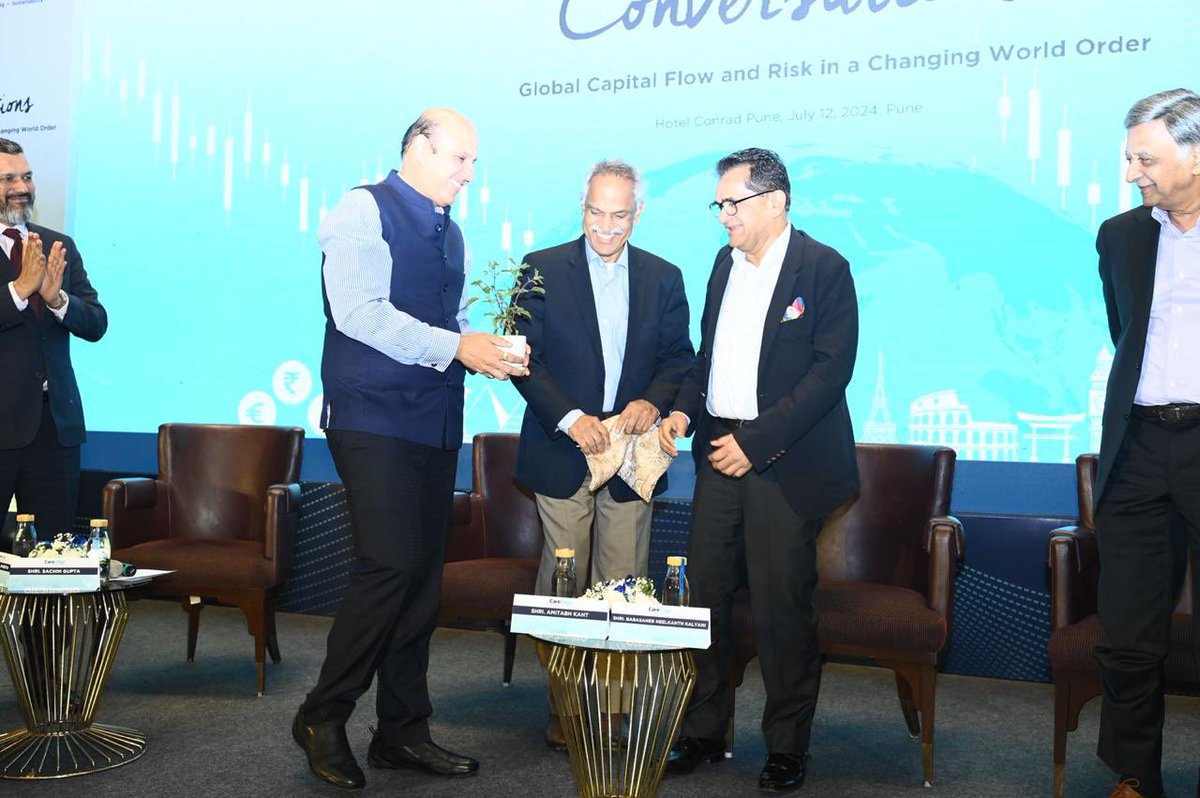amitabhk87's tweet photo. Pleasure speaking on “Global Capital Flow and Risk in a Changing World Order” at @CareEdge_Group's event in Pune. I highlighted that inappropriate sovereign credit ratings are a critical issue that impacts not only India but the entire Global South. India, a bright spot of the global economy is the world’s fifth-largest and fastest-growing economy today.
However, these macroeconomic developments do not reflect in the credit ratings by the western agencies that use “opaque” criteria’s for sovereign ratings. This hinders their ability to attract necessary funds for growth, development and even survival against climate change.
Addressing the biases in sovereign credit ratings, mobilising global climate finance, and promoting homegrown rating agencies are essential steps towards a more equitable and sustainable world.
