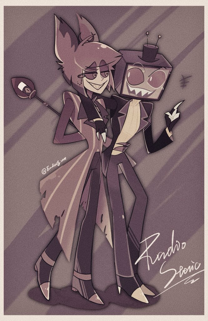 イラスト Deoxy.Hb' hazbinhotelabel #HazbinHotel 🌟血🌟