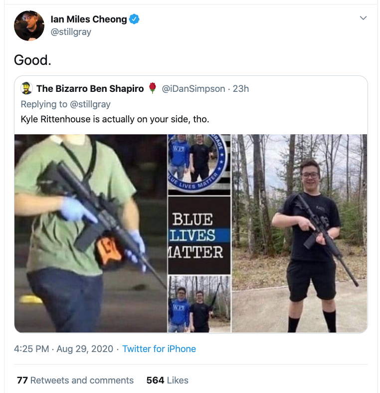 You called the Russian bombing of a maternity hospital in Ukraine a false flag, among other things.