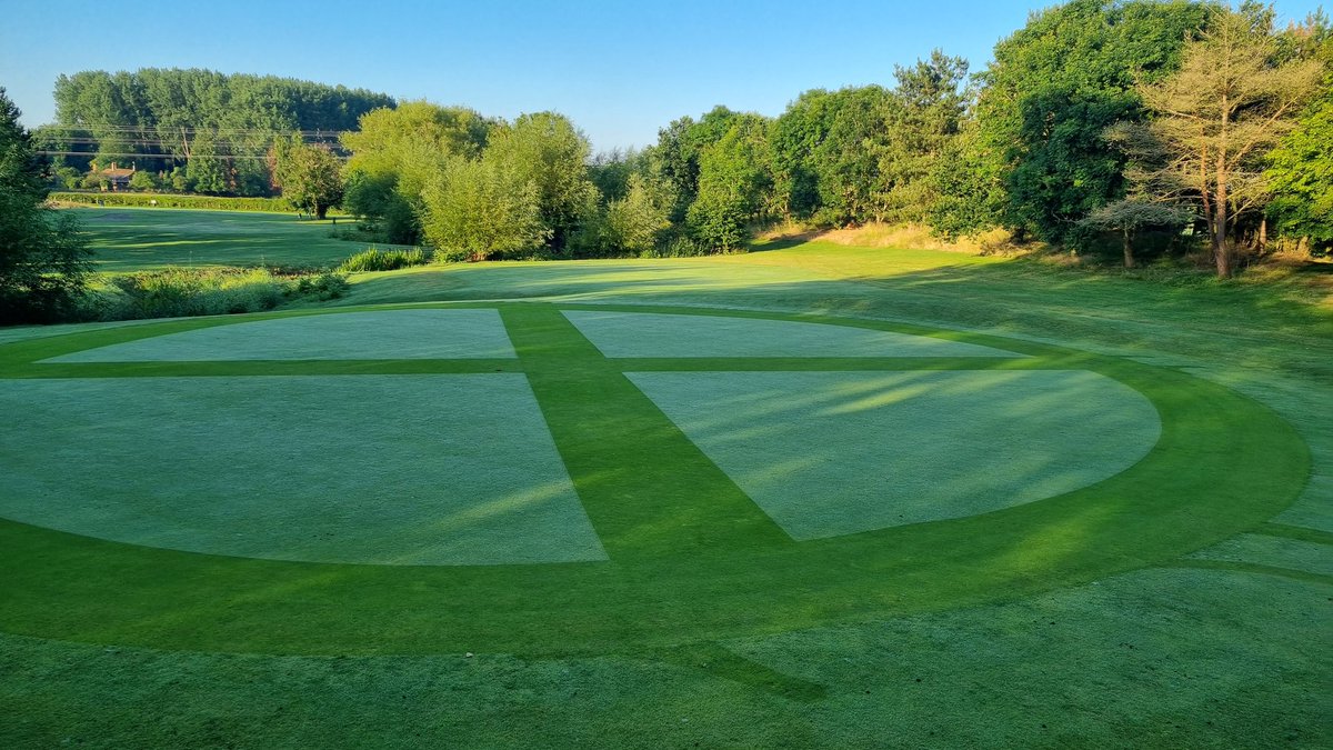 GolfAtDrayton's tweet photo. Got a little carried away this morning with the excitement of this evening big game. Is anyone else excited? #EURo2024 #ItsComingHome #England https://t.co/0qBcXz3CJQ