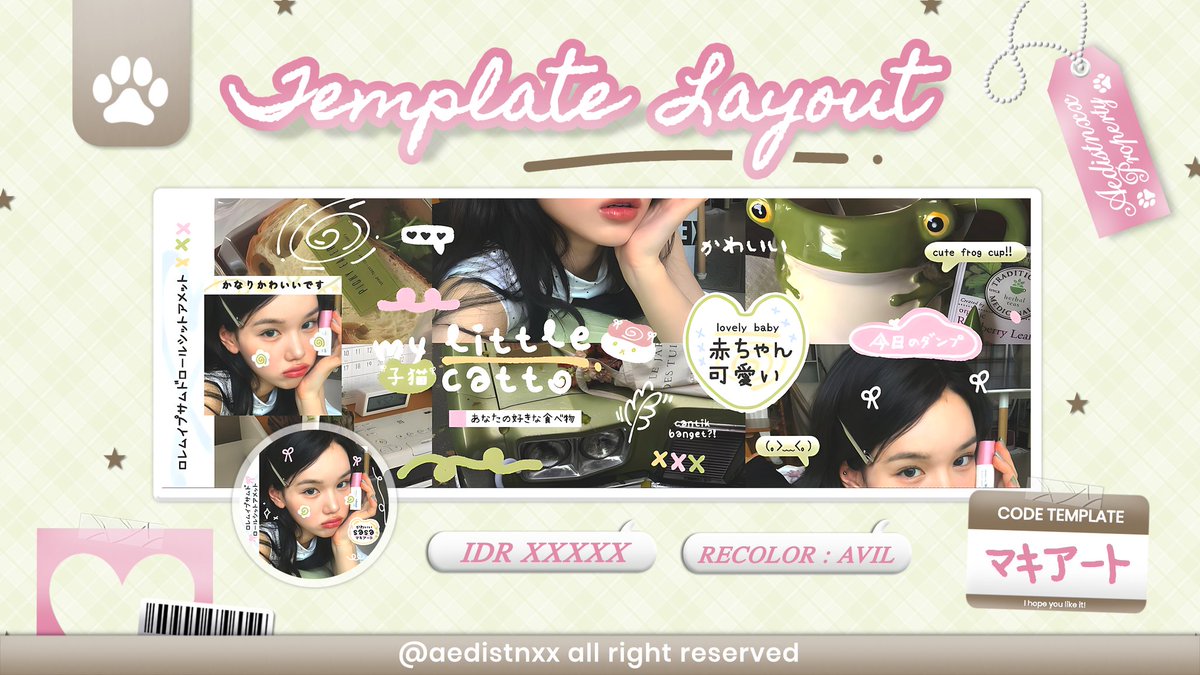 aedistnxx's tweet image. any interaction will be appreciated!🍧

dding.. ddong 🍥🍢, haloo boleh tolong di ospekin anak baru ku, yang Kemungkinan bakal aku sell as template.. kalau ada kesamaan sama BA lain please telling me lewat dm baik-baik yaa! thank youu 🍡🍿 

#zonauang